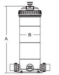 VFC Single Element Cartridge Filter For Residential Pools
