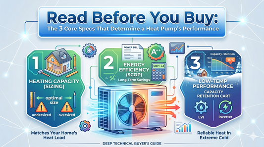 Read Before You Buy: The 3 Core Specs That Determine a Heat Pump's Performance