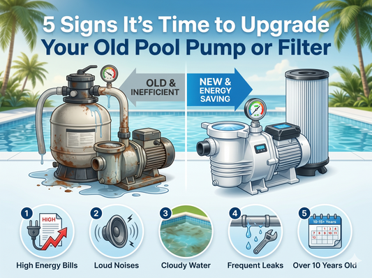 5 Signs It’s Time to Upgrade Your Old Pool Pump or Filter