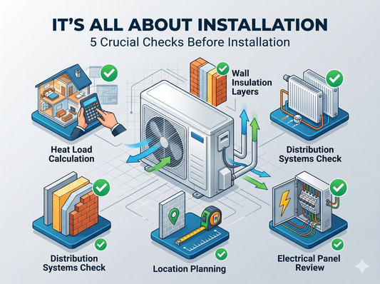 It’s All About Installation: Crucial Things to Check Before Your Heat Pump is Installed